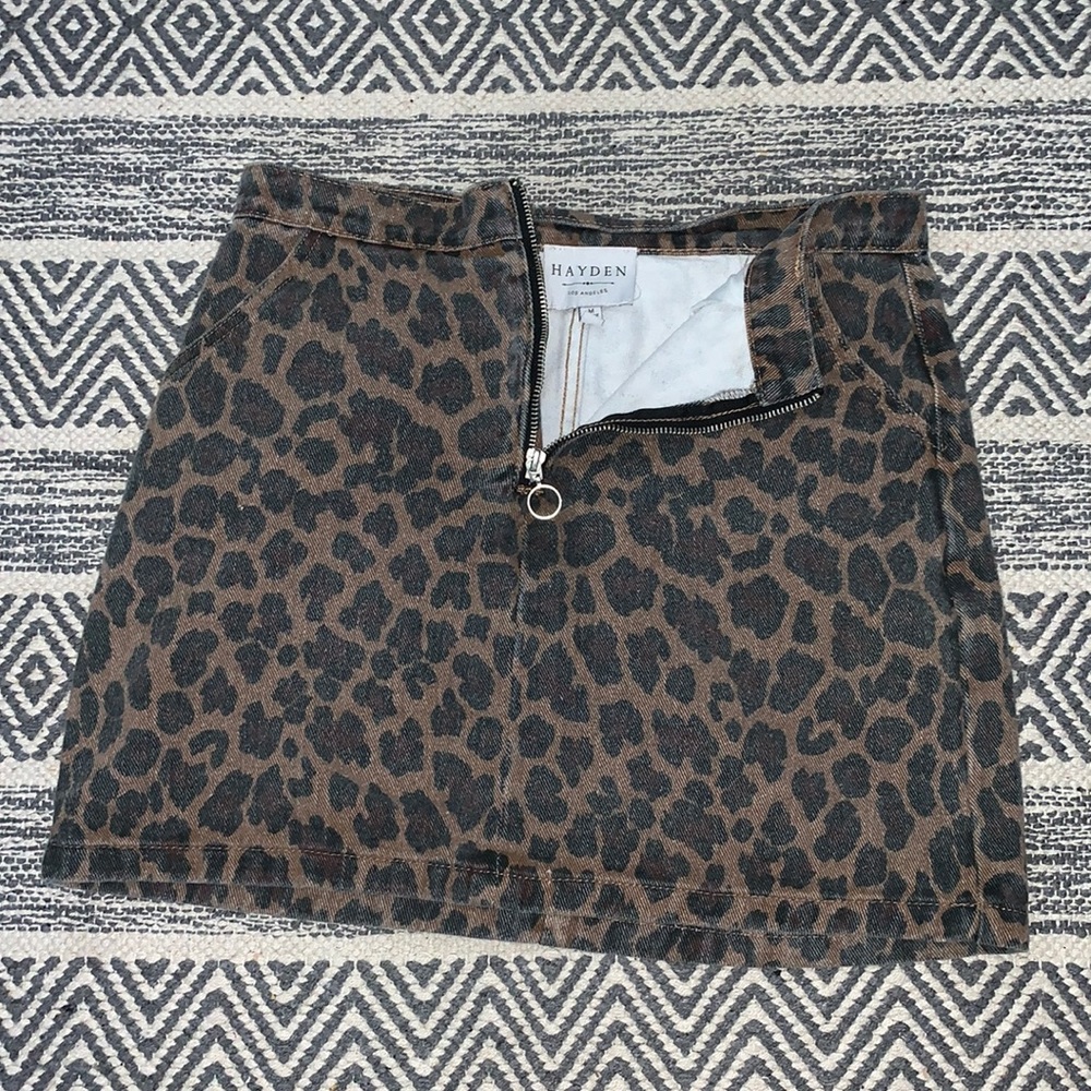Leopard Print Skirt